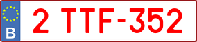 Truck License Plate